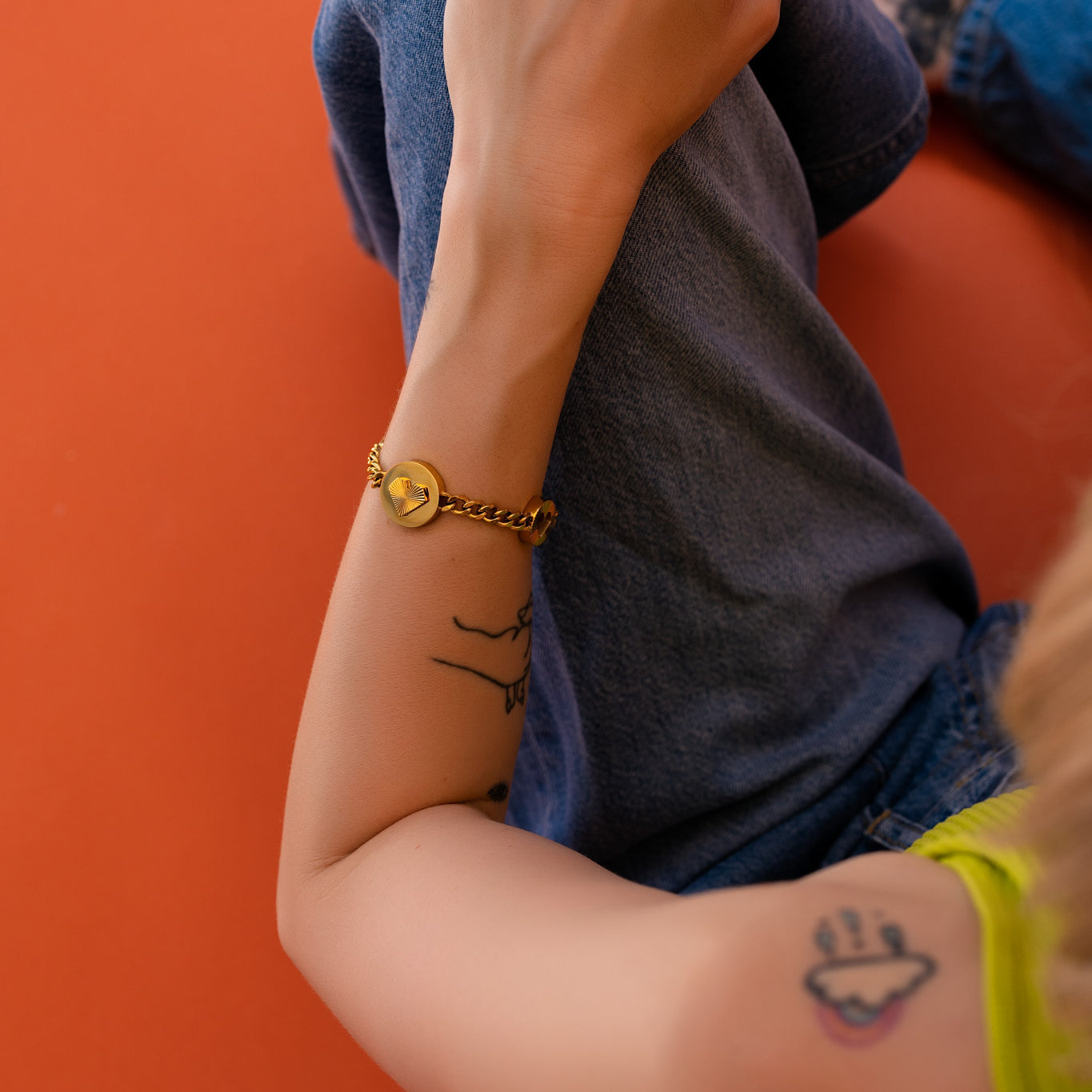 HEARTCORE armband gold